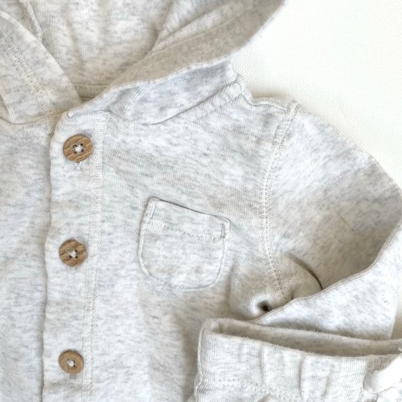 Carter's Light Grey Sweatsuit - Picture 3 of 3